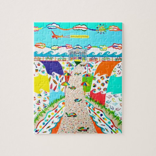 Zee Isle Promenade Puzzel Legpuzzel (Verticaal)
