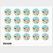 Zee Isle Promenade Ronde Sticker (Vel)