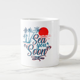 Zee je snel extra grote beker