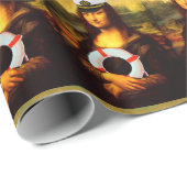 Zee Kapitein Mona Lisa Cadeaupapier (Rol Hoek)