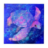 Zee keramische Tegel Tegeltje (Voorkant)