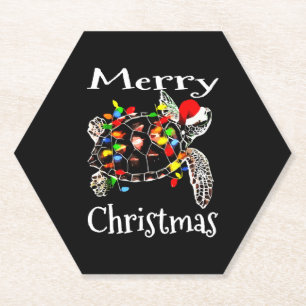 Zee Kerstmis met gevlekte schimmels Kartonnen Onderzetters