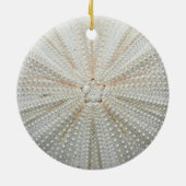 Zee kerstversiering in Urchin Keramisch Ornament (Achterkant)
