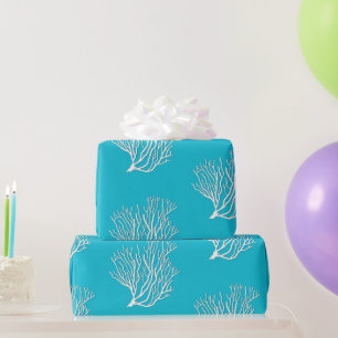 Zee Koraal Patroon Kleur Keuze Alle Gelegenheden Cadeaupapier