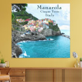Zee Kust Cinque Terre Manarola Italië Canvas Afdruk (Insitu (Woonkamer))