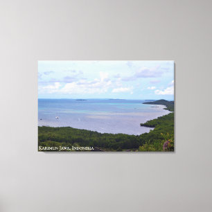 Zee kust strand landschap reis fotografie canvas afdruk