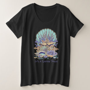 Zee Kustdoorn Blauwgroen en Paars T-shirt