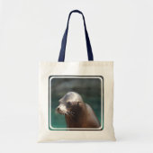 Zee leeuw met een klauterzijde tote bag (Voorkant)
