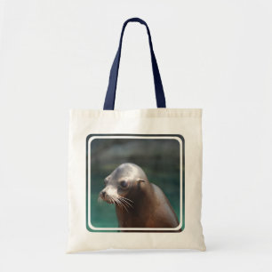 Zee leeuw met een klauterzijde tote bag