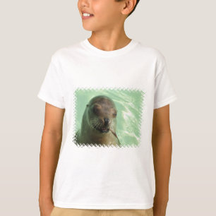 Zee leeuw met visachtig Kind T-shirt