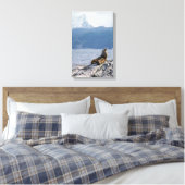 Zee leeuwen in het beagle kanaal - Argentinië Canvas Afdruk (Insitu (Slaapkamer))