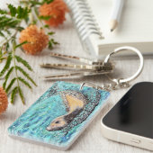 Zee leeuwenschilderen sleutelhanger (Voorkant Rechts)