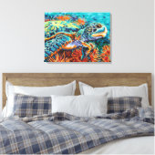 Zee Lieverd I Canvas Afdruk (Insitu (Slaapkamer))