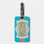 Zee Life achtergrond Bagagelabel (Achterkant verticaal)