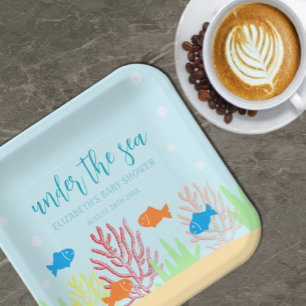 Zee Life Baby shower Papieren Bordje