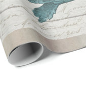  Zee Life Coral Turtle Starfish Decoupage Cadeaupapier (Rol Hoek)