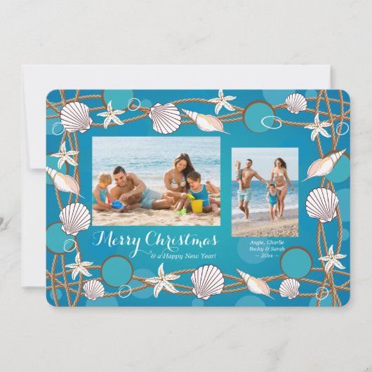 Zee Life Photo Lijst Holiday Card Kaart (Voorkant)