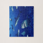 Zee Life Puzzle-Sharks Legpuzzel (Verticaal)