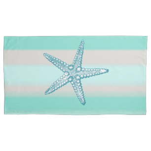 Zee Life Starfish Nautical Pillowcase King Size Kussensloop