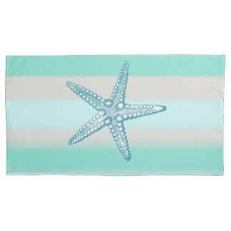 Zee Life Starfish Nautical Pillowcase King Size Kussensloop