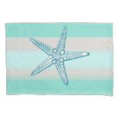 Zee Life Starfish Nautical Pillowcase Standard Sz Kussensloop (Voorkant)