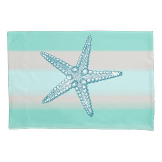 Zee Life Starfish Nautical Pillowcase Standard Sz Kussensloop