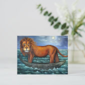 Zee Lion Briefkaart (Staand voorkant)