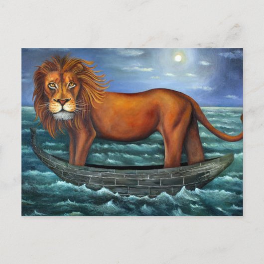 Zee Lion Briefkaart (Voorkant)