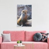 Zee Lion Canvas Afdruk (Insitu (Woonkamer))