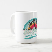 Zee-Lover T-Shirt Design Koffiemok (Voorkant links)