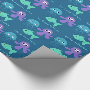 Zee maakt aangepast verpakkingspapier cadeaupapier