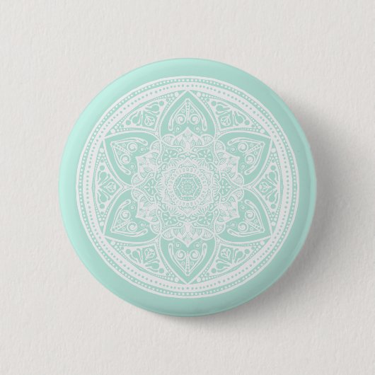 Zee Mandala Ronde Button 5,7 Cm (Voorkant)