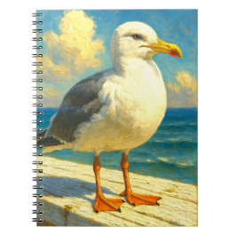 Zee Meeuw Notitieboek | Kunst Journal over Kust St