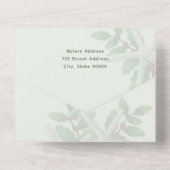 Zee met kerstweddenschap sterft overal in één keer all in one uitnodiging (Achterkant)