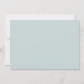 Zee | Moderne Scripting Name Personalized Notitiekaartje (Achterkant)