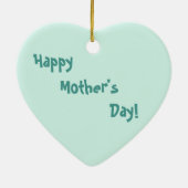 Zee Moederdag Keramisch Ornament (Achterkant)