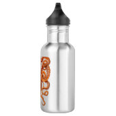 Zee monster octopus - aangepaste tekst waterfles  (Rechts)