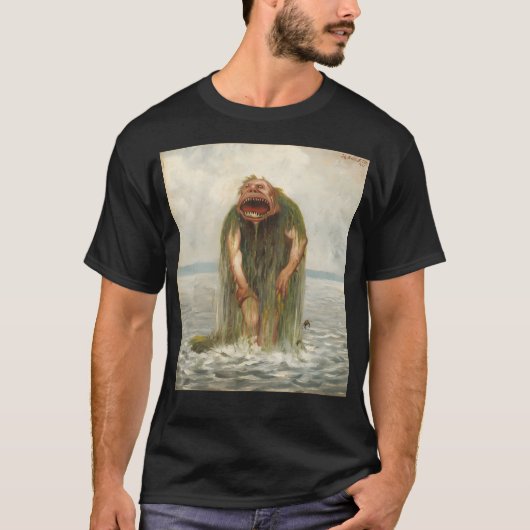 Zee Monster van Theodor Kittelsen T-shirt (Voorkant)