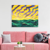 Zee najaar | Emil Nolde | Canvas Afdruk (Insitu (Woonkamer))
