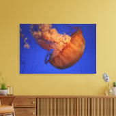 Zee netelroos canvas afdruk (Insitu (Woonkamer))