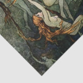 “Zee Nimfen” door Warwick Goble Tissuepapier (Detail)