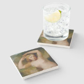 Zee Nymph (door Thomas Sully) Stenen Onderzetter (Zijkant)