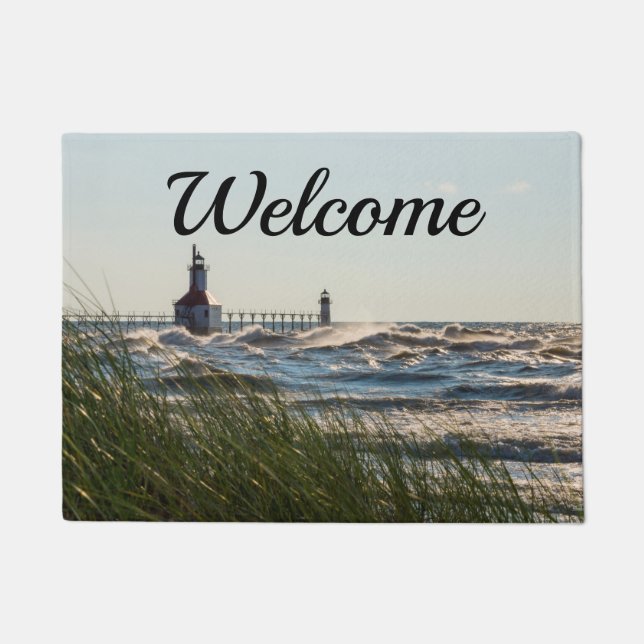 Zee Oats en sint-Joseph Welcome Doormat Deurmat (Voorkant)