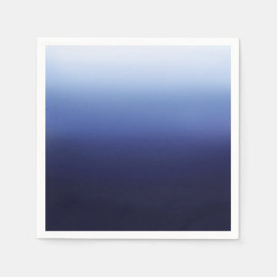 Zee Oceaan Blauw Moderne Minimaal Strand Bruids Sh Servet