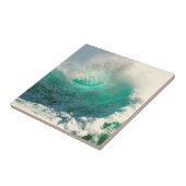 Zee oceaangolf tegeltje (Zijkant)