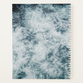 Zee oceaangolven diep water strand natuur planner (Achterkant)