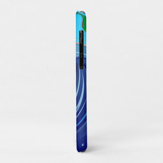 Zee Ocean big Wave Water Case-Mate iPhone Case (Achterkant/links)