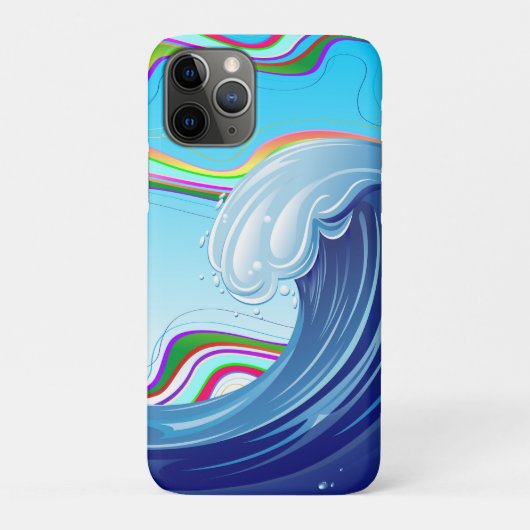 Zee Ocean big Wave Water Case-Mate iPhone Case (Achterkant)