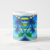 Zee Ocean big Wave Water Extra Grote Beker (Voorkant)