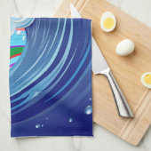 Zee Ocean big Wave Water Theedoek (Quarter Fold)